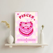 Load image into Gallery viewer, Pisces Birthday Cake | Art Print