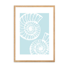 Load image into Gallery viewer, Seashells Light Blue | Wall Art