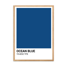 Load image into Gallery viewer, Ocean Blue Colour Swatch | Wall Art
