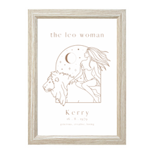 Load image into Gallery viewer, Personalised 'The Leo Woman' Zodiac