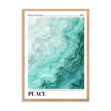 Load image into Gallery viewer, Peace Green Wave Effect | Wall Art