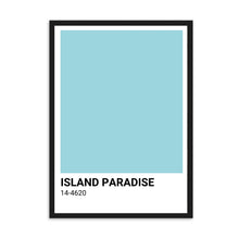 Load image into Gallery viewer, Island Paradise Blue Colour Swatch | Wall Art