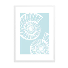 Load image into Gallery viewer, Seashells Light Blue | Wall Art