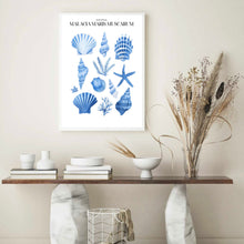 Load image into Gallery viewer, Shells Blue II | Wall Art