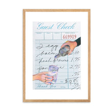 Load image into Gallery viewer, Guest Check Cheers Blue II | Wall Art