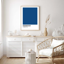 Load image into Gallery viewer, Ocean Blue Colour Swatch | Wall Art