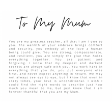 Load image into Gallery viewer, To My Mum