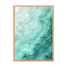 Load image into Gallery viewer, Wave Effect Green | Wall Art