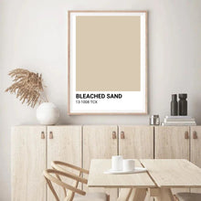 Load image into Gallery viewer, Beached Sand Beige Colour Swatch | Wall Art
