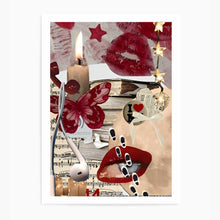 Load image into Gallery viewer, Dark Red Moody Collage II | Wall Art Print