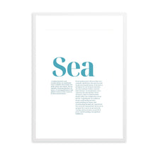Load image into Gallery viewer, Sea Definition | Wall Art