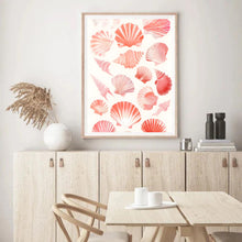 Load image into Gallery viewer, Seashells Coral | Wall Art