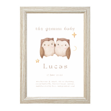Load image into Gallery viewer, Personalised The Gemini Baby
