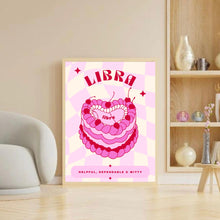 Load image into Gallery viewer, Libra Birthday Cake | Art Print