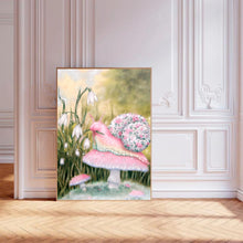 Load image into Gallery viewer, Vintage Snail & Mushroom | Wall Art Print