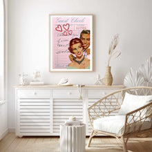 Load image into Gallery viewer, Guest Check Love Couple Necklace Pink | Wall Art