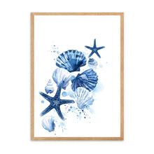 Load image into Gallery viewer, Shells Blue | Wall Art