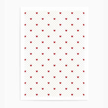 Load image into Gallery viewer, Fine Red Hearts | Wall Art Print