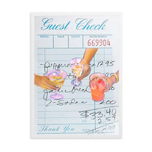 Load image into Gallery viewer, Guest Check Cheers Blue IV | Wall Art