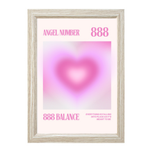 Load image into Gallery viewer, Angel Number 888 Balance Heart Aura