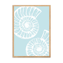 Load image into Gallery viewer, Seashells Light Blue | Wall Art