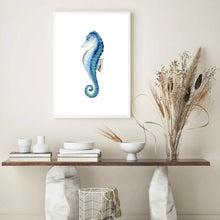 Load image into Gallery viewer, Seahorse Blue II | Wall Art
