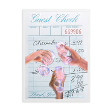 Load image into Gallery viewer, Guest Check Cheers Blue V | Wall Art