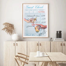Load image into Gallery viewer, Guest Check Cheers Blue III | Wall Art