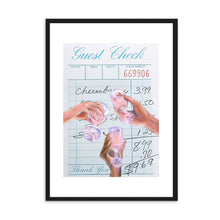 Load image into Gallery viewer, Guest Check Cheers Blue V | Wall Art