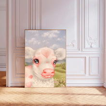 Load image into Gallery viewer, Coquette Cute Cow | Wall Art Print