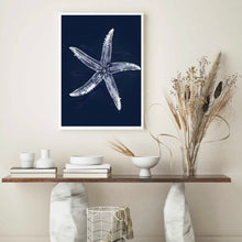 Load image into Gallery viewer, Starfish Ocean Blue II | Wall Art