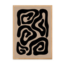 Load image into Gallery viewer, Matisse Black & Brown XIX | Wall Art
