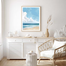 Load image into Gallery viewer, Beach & Blue Skies | Wall Art