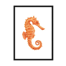Load image into Gallery viewer, Seahorse Orange Tones | Wall Art