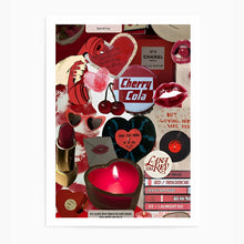 Load image into Gallery viewer, Cherry Cola Collage | Wall Art Print