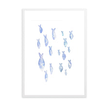 Load image into Gallery viewer, Little Fishies Blue | Wall Art