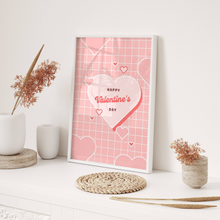 Load image into Gallery viewer, Happy Valentine’s Day Pink Hearts