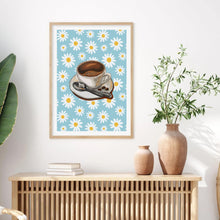 Load image into Gallery viewer, Coffee & Daisies | Wall Art