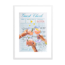 Load image into Gallery viewer, Guest Check Cheers Blue | Wall Art