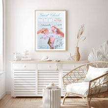 Load image into Gallery viewer, Guest Check Cheers Blue V | Wall Art