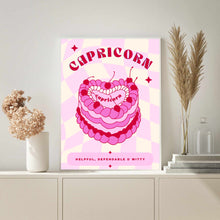 Load image into Gallery viewer, Capricorn Birthday Cake | Art Print