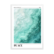 Load image into Gallery viewer, Peace Green Wave Effect | Wall Art