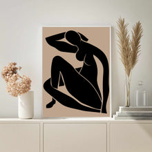 Load image into Gallery viewer, Matisse Black & Brown V | Wall Art