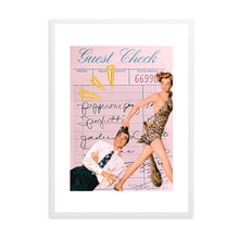 Load image into Gallery viewer, Guest Check Love Couple Pink II | Wall Art