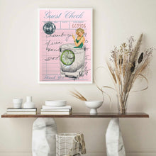 Load image into Gallery viewer, Guest Check Cocktail Disco Pink | Wall Art