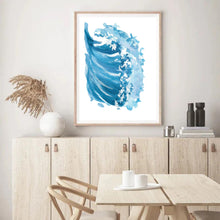 Load image into Gallery viewer, Waves Blue II | Wall Art
