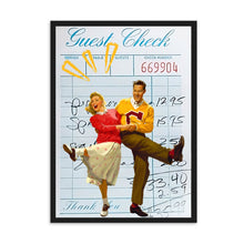 Load image into Gallery viewer, Guest Check Love Couple Blue III | Wall Art