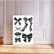 Load image into Gallery viewer, Coquette Black Bows