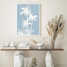 Load image into Gallery viewer, Palm Trees Blue | Wall Art