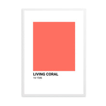 Load image into Gallery viewer, Living Coral Colour Swatch | Wall Art